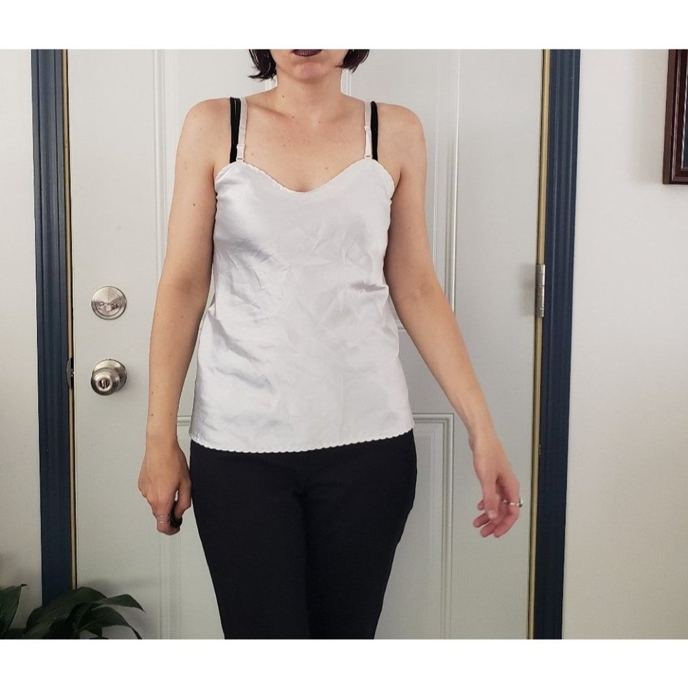90s Silver Satin Camisole